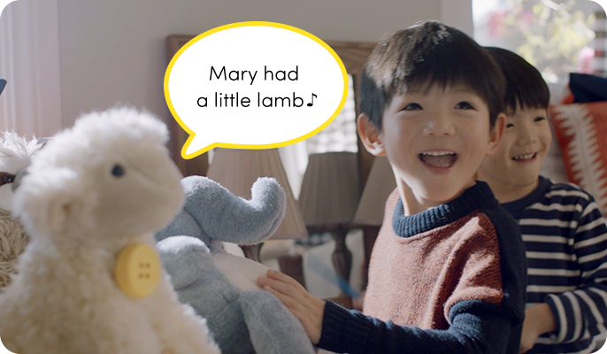 Mary had a little lamb ♪