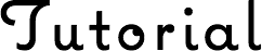 Tutorial